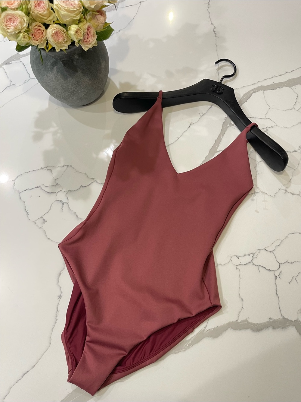 NEW Left on Friday Sunday One Piece Swimsuit In Desert Plum Size M - Picture 5 of 11